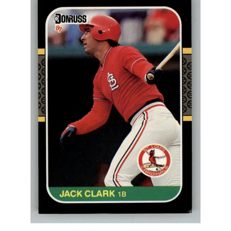 1987 Donruss #111 Jack Clark EX Excellent St. Louis Cardinals Baseball Card - Baseball Card Single