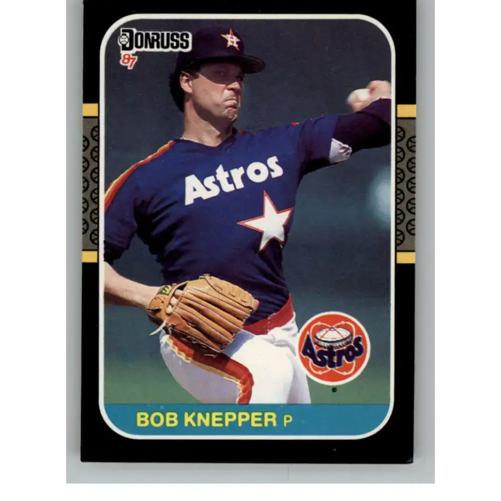 1987 Donruss #112 Bob Knepper EX Excellent Houston Astros Baseball Card - Baseball Card Single