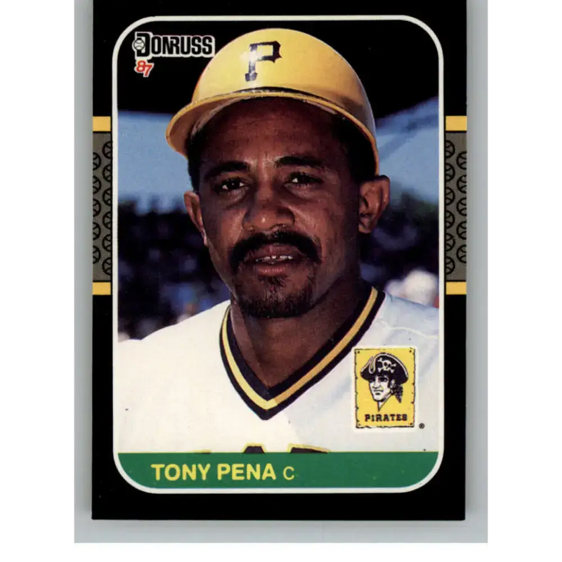 1987 Donruss #115 Tony Pena EX Excellent Pittsburgh Pirates Baseball Card - Baseball Card Single