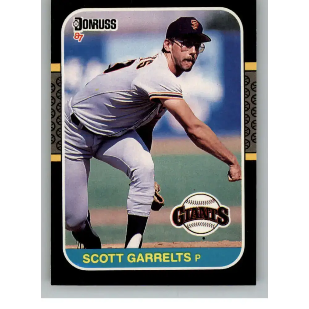 1987 Donruss #116 Scott Garrelts EX Excellent San Francisco Giants Baseball Card - Baseball Card Single