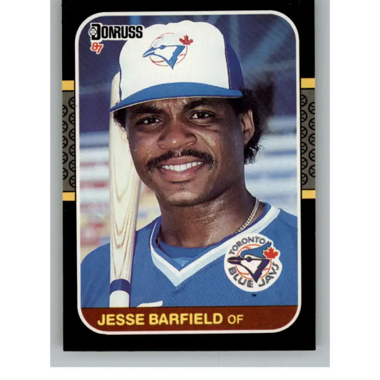 1987 Donruss #121 Jesse Barfield EX Toronto Blue Jays Baseball Card