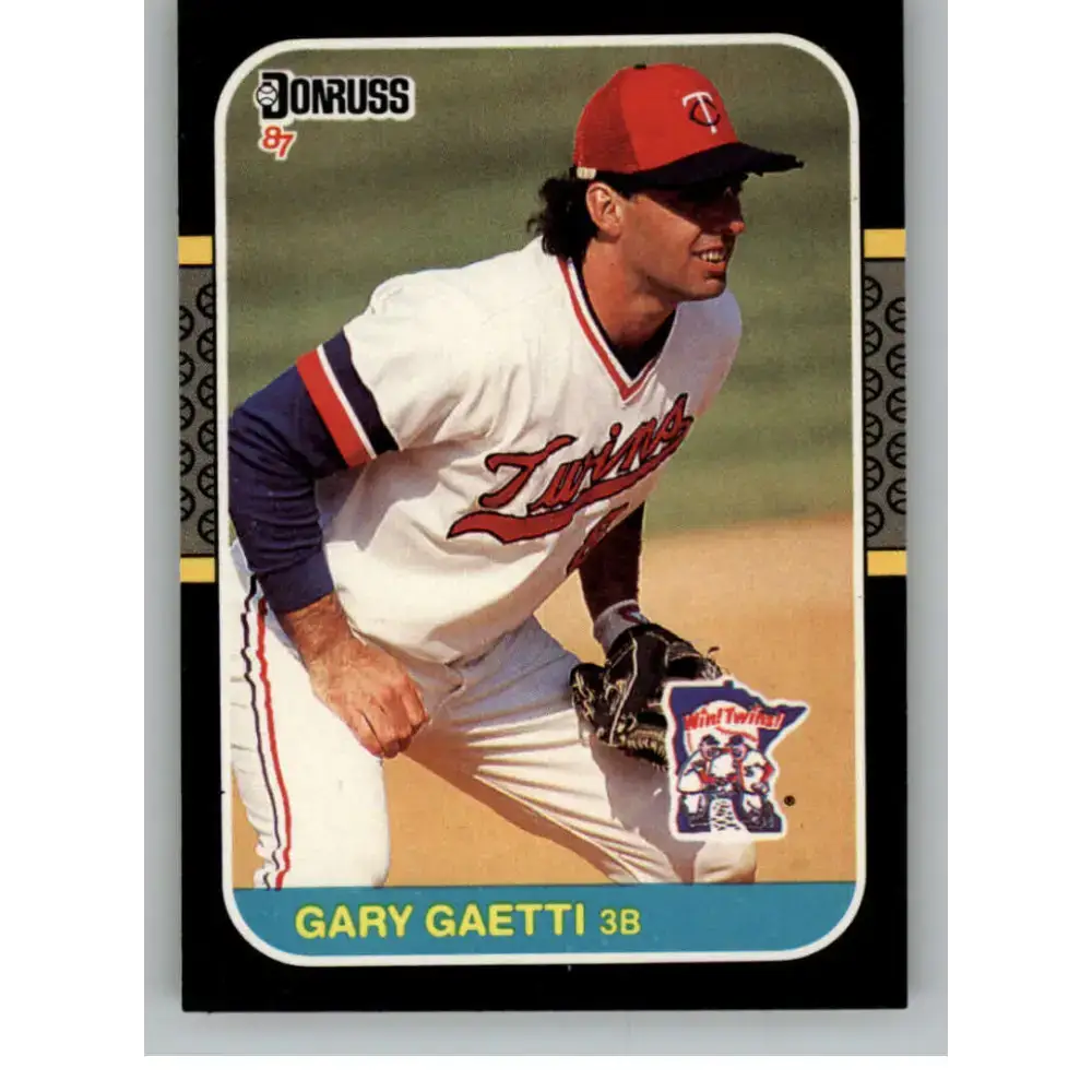 1987 Donruss #122 Gary Gaetti EX Excellent Minnesota Twins Baseball Card - Baseball Card Single