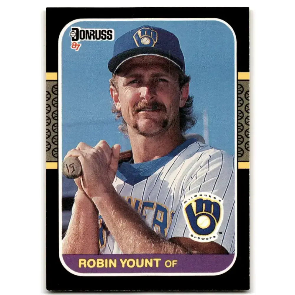 1987 Donruss #126 Robin Yount EX Excellent Milwaukee Brewers Baseball Card - Baseball Card Single
