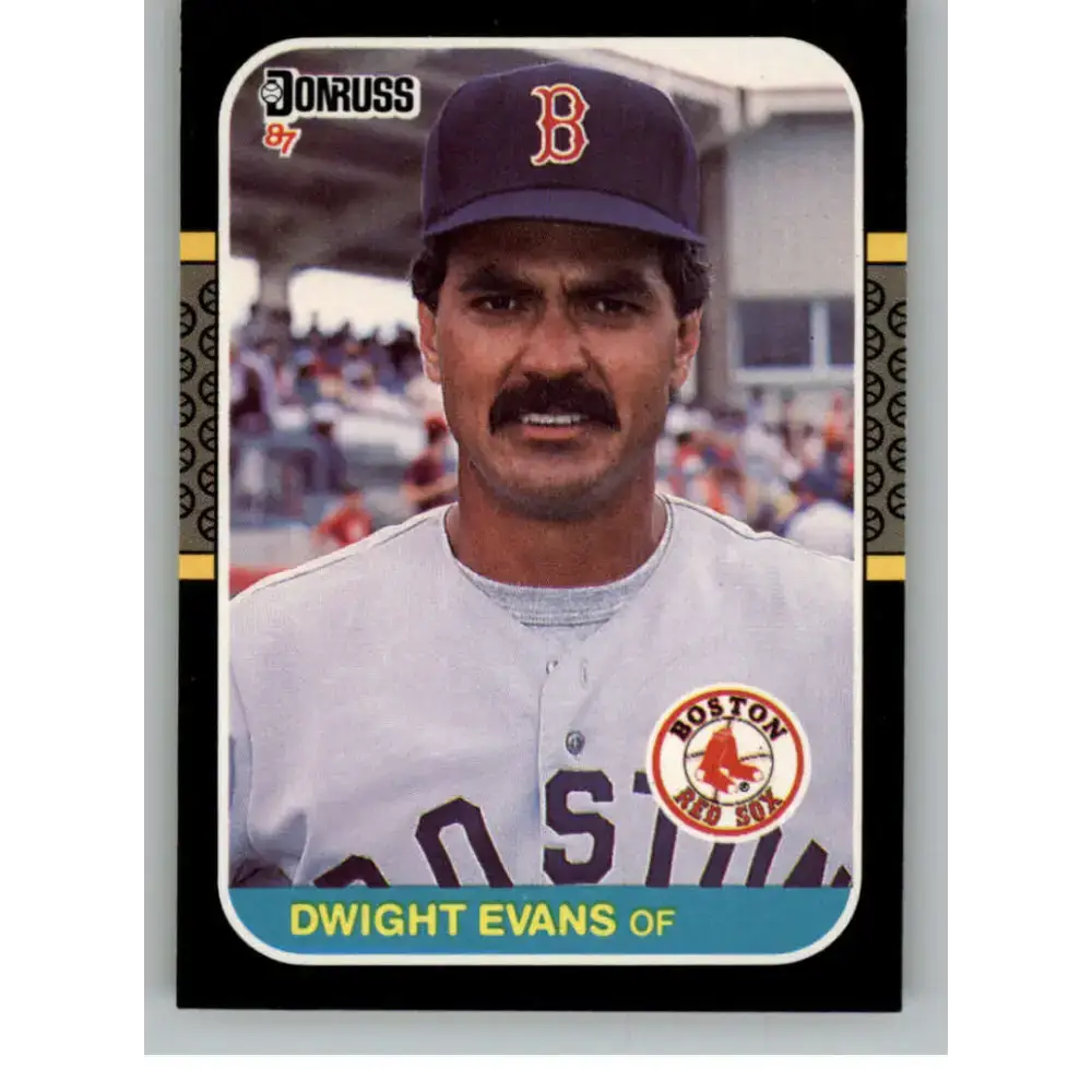 1987 Donruss #129 Dwight Evans EX Excellent Boston Red Sox Baseball Card - Baseball Card Single