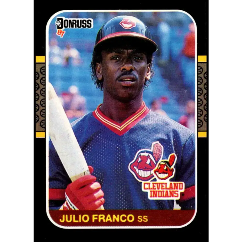 1987 Donruss #131 Julio Franco EX Excellent Cleveland Indians Baseball Card
