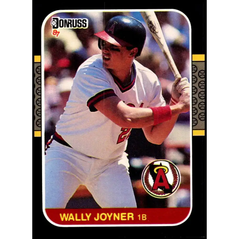 1987 Donruss #135 Wally Joyner EX Excellent RC Rookie California Angels Baseball Card - Baseball Card Single