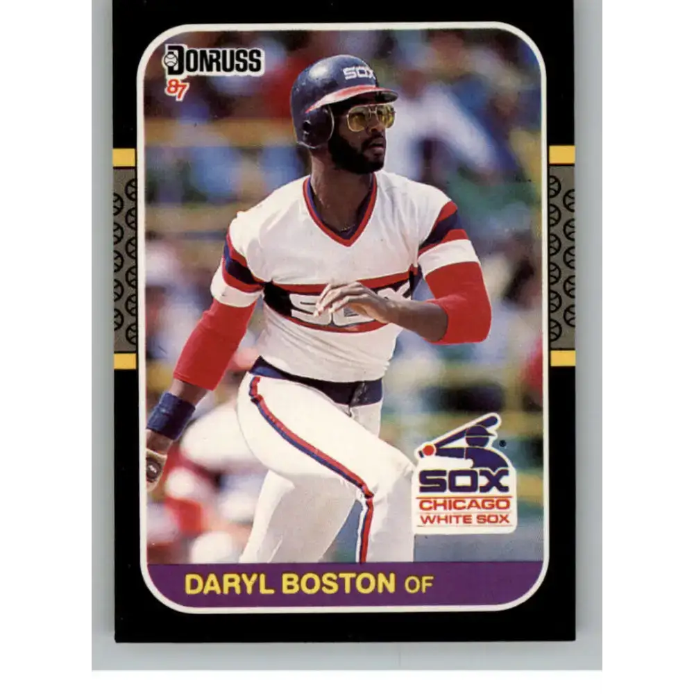 1987 Donruss #137 Daryl Boston EX Excellent Chicago White Sox Baseball Card - Baseball Card Single