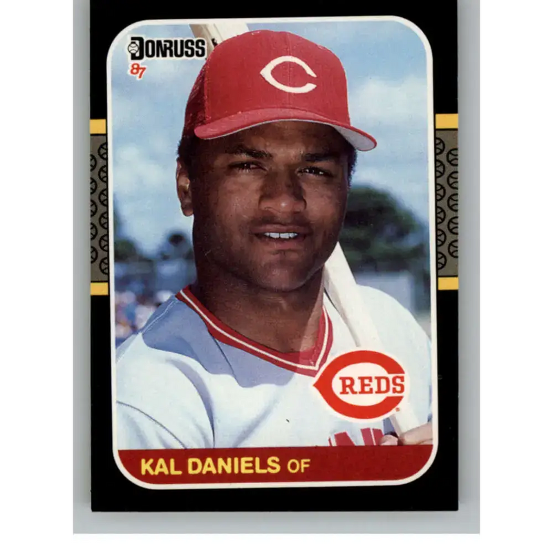1987 Donruss #142 Kal Daniels EX Excellent Cincinnati Reds Baseball Card - Baseball Card Single