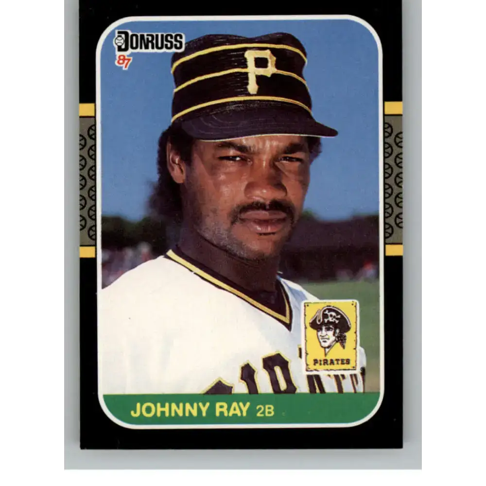 1987 Donruss #144 Johnny Ray EX Excellent Pittsburgh Pirates Baseball Card - Baseball Card Single
