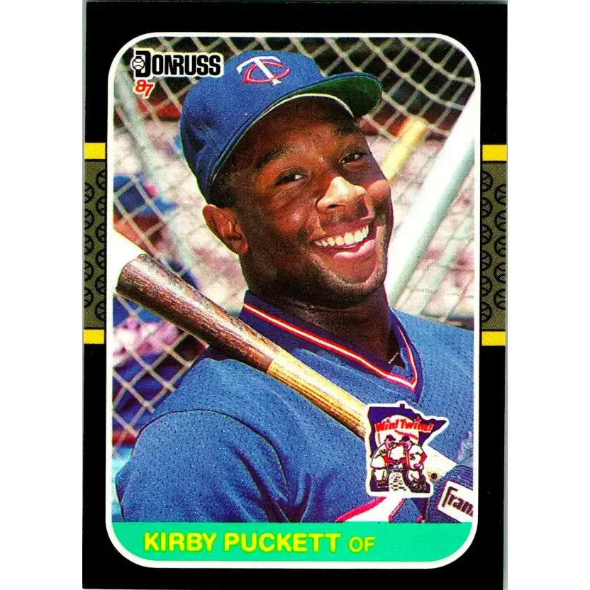 1987 Donruss #149 Kirby Puckett EX Excellent Minnesota Twins Baseball Card - Baseball Card Single