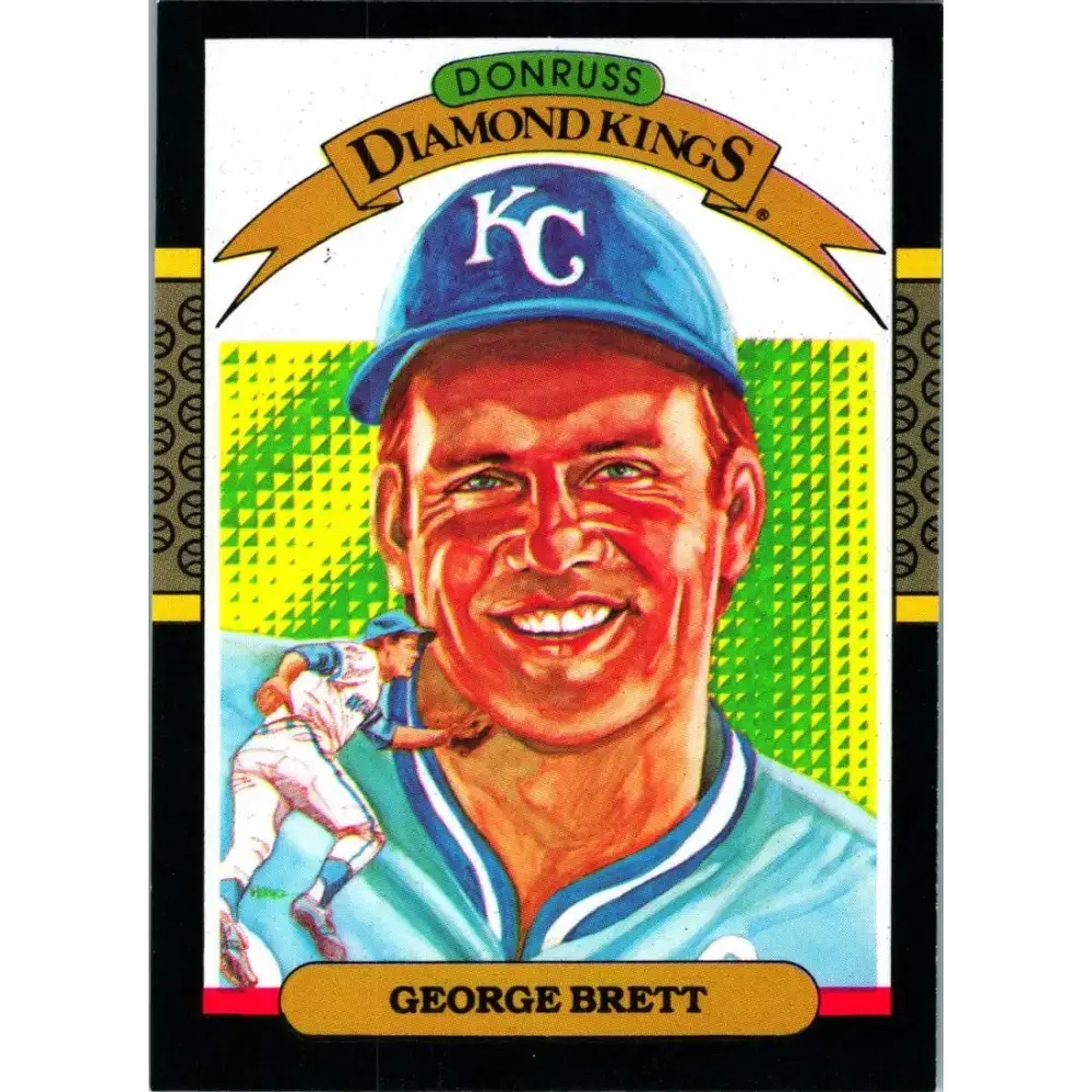 1987 Donruss #15 George Brett EX Excellent Kansas City Royals Baseball Card - Baseball Card Single