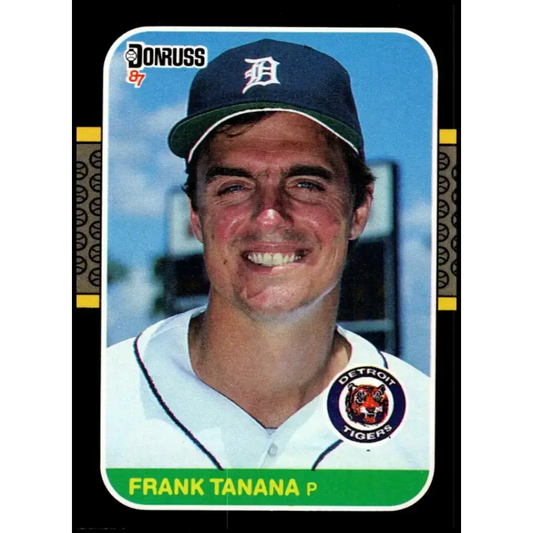 1987 Donruss #152 Frank Tanana EX Excellent Detroit Tigers Baseball Card