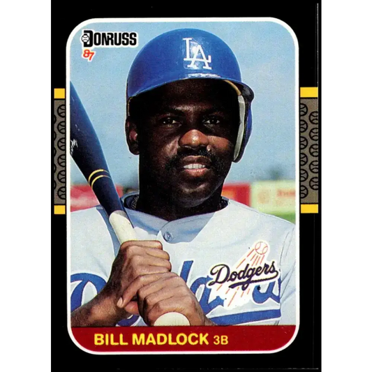 1987 Donruss #155 Bill Madlock EX Excellent Los Angeles Dodgers Baseball Card