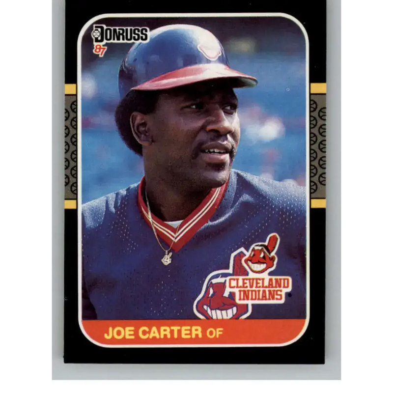 1987 Donruss #156 Joe Carter EX Excellent Cleveland Indians Baseball Card - Baseball Card Single