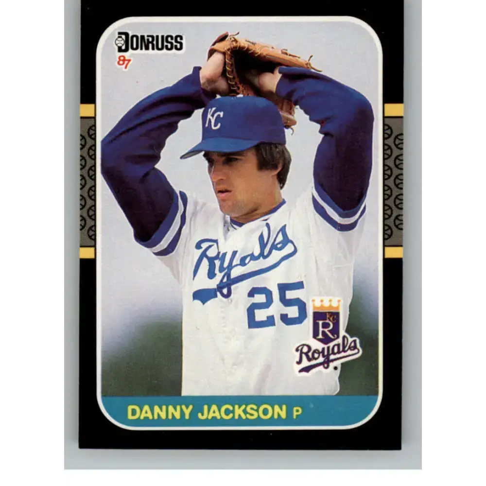 1987 Donruss #157 Danny Jackson EX Excellent Kansas City Royals Baseball Card - Baseball Card Single