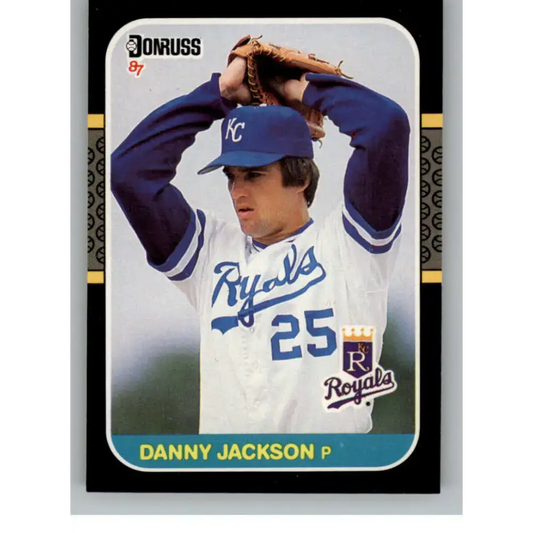 1987 Donruss #157 Danny Jackson EX Excellent Kansas City Royals Baseball Card - Baseball Card Single