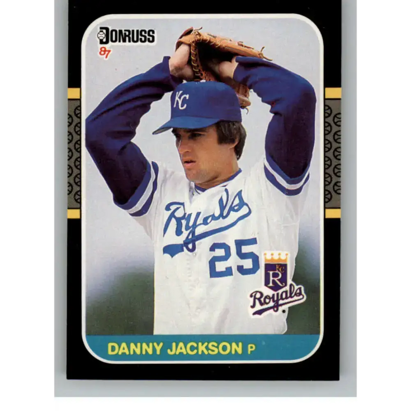 1987 Donruss #157 Danny Jackson EX Excellent Kansas City Royals Baseball Card - Baseball Card Single