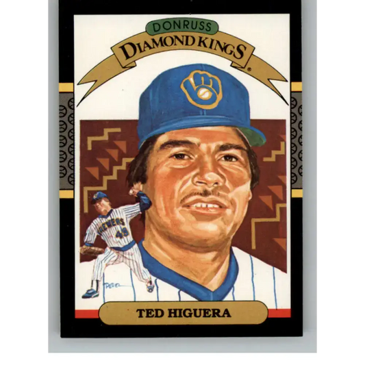 1987 Donruss #16 Teddy Higuera EX Excellent Milwaukee Brewers Baseball Card