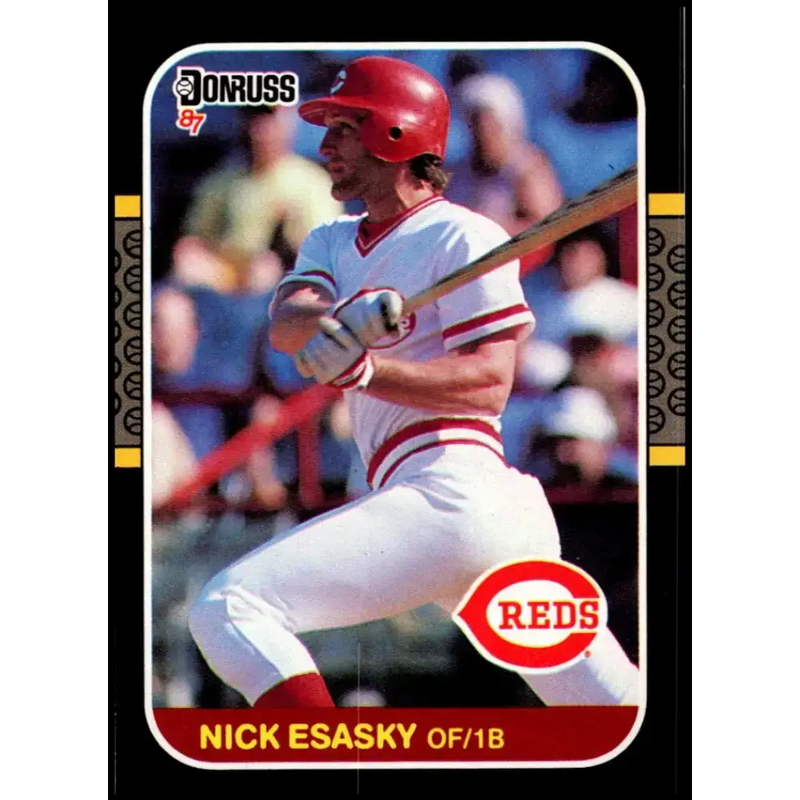 1987 Donruss #166 Nick Esasky EX Excellent Cincinnati Reds Baseball Card - Baseball Card Single