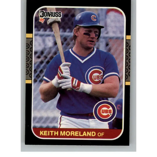 1987 Donruss #169 Keith Moreland EX Excellent Chicago Cubs Baseball Card