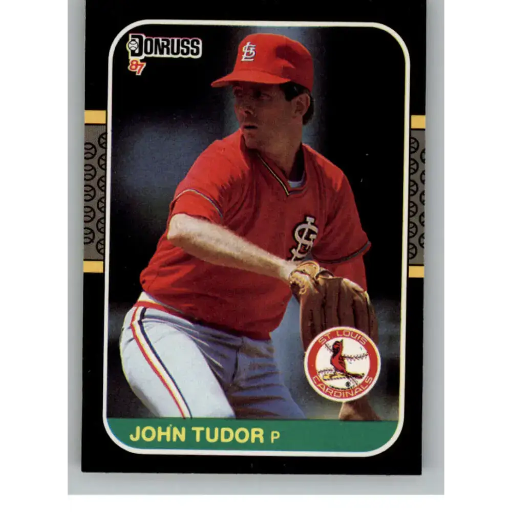 1987 Donruss #170 John Tudor EX St. Louis Cardinals Baseball Card