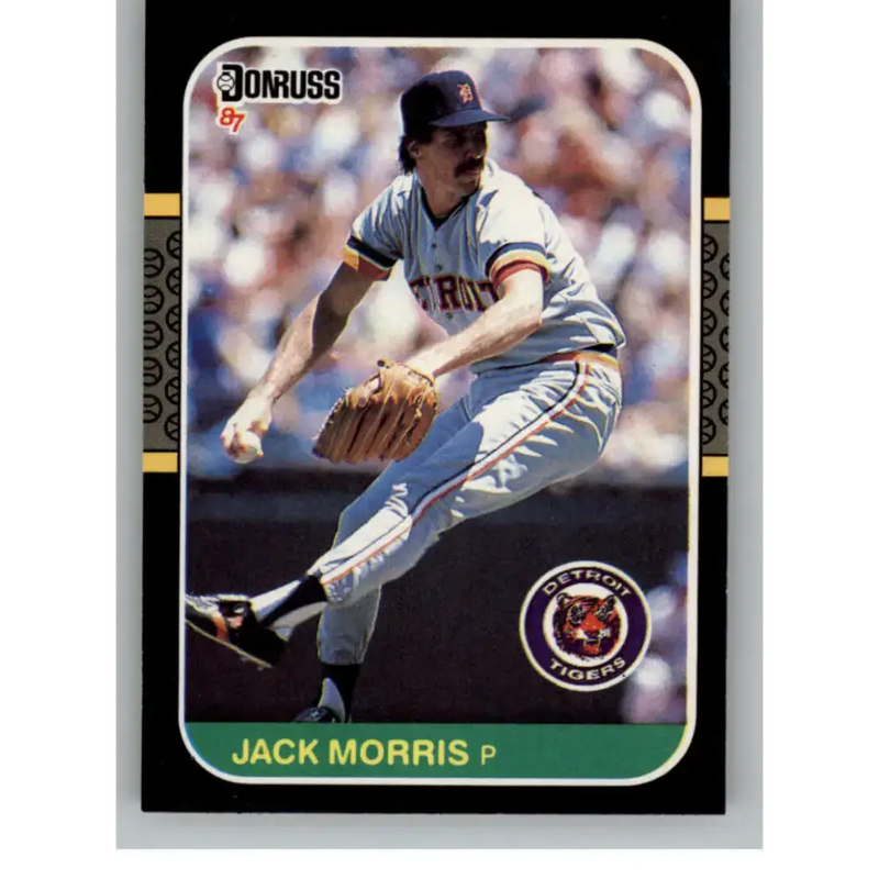 1987 Donruss #173 Jack Morris EX Excellent Detroit Tigers Baseball Card
