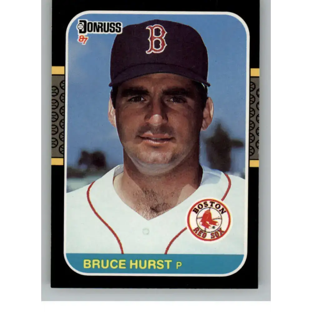 1987 Donruss #174 Bruce Hurst EX Excellent Boston Red Sox Baseball Card - Baseball Card Single