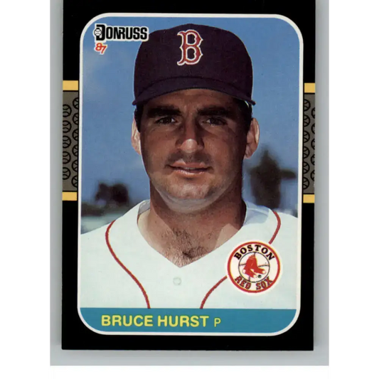 1987 Donruss #174 Bruce Hurst EX Excellent Boston Red Sox Baseball Card - Baseball Card Single