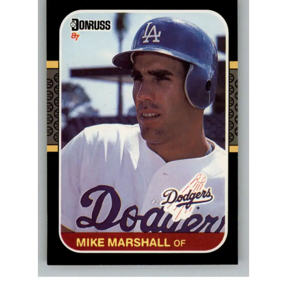 1987 Donruss #176 Mike Marshall EX Excellent Los Angeles Dodgers Baseball Card - Baseball Card Single
