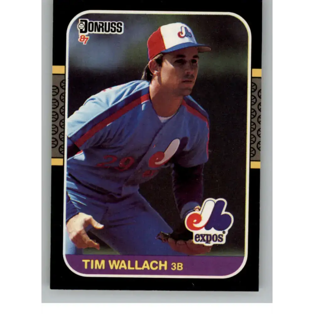 1987 Donruss #179 Tim Wallach EX Excellent Montreal Expos Baseball Card - Baseball Card Single