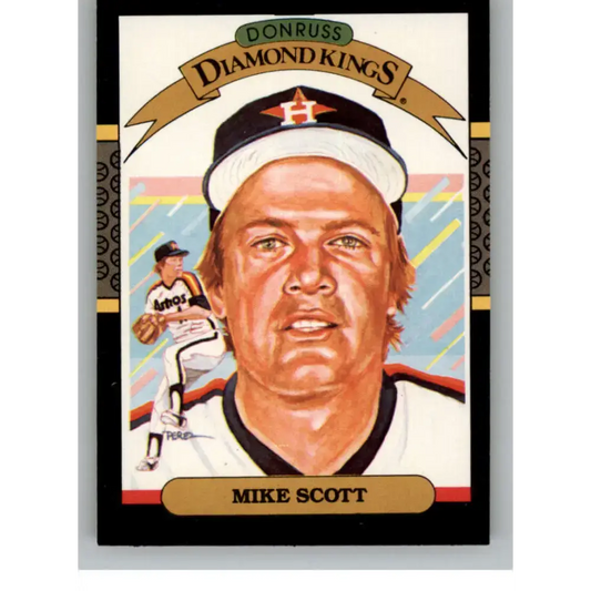 1987 Donruss #18 Mike Scott EX Excellent Houston Astros Baseball Card