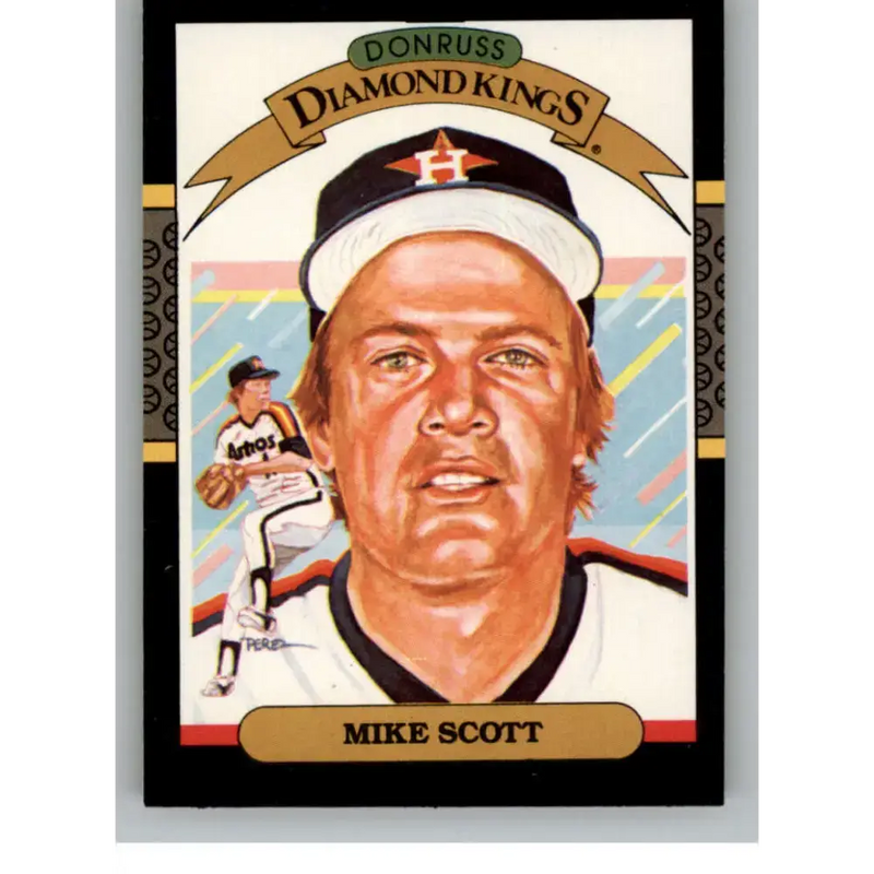 1987 Donruss #18 Mike Scott EX Excellent Houston Astros Baseball Card - Baseball Card Single