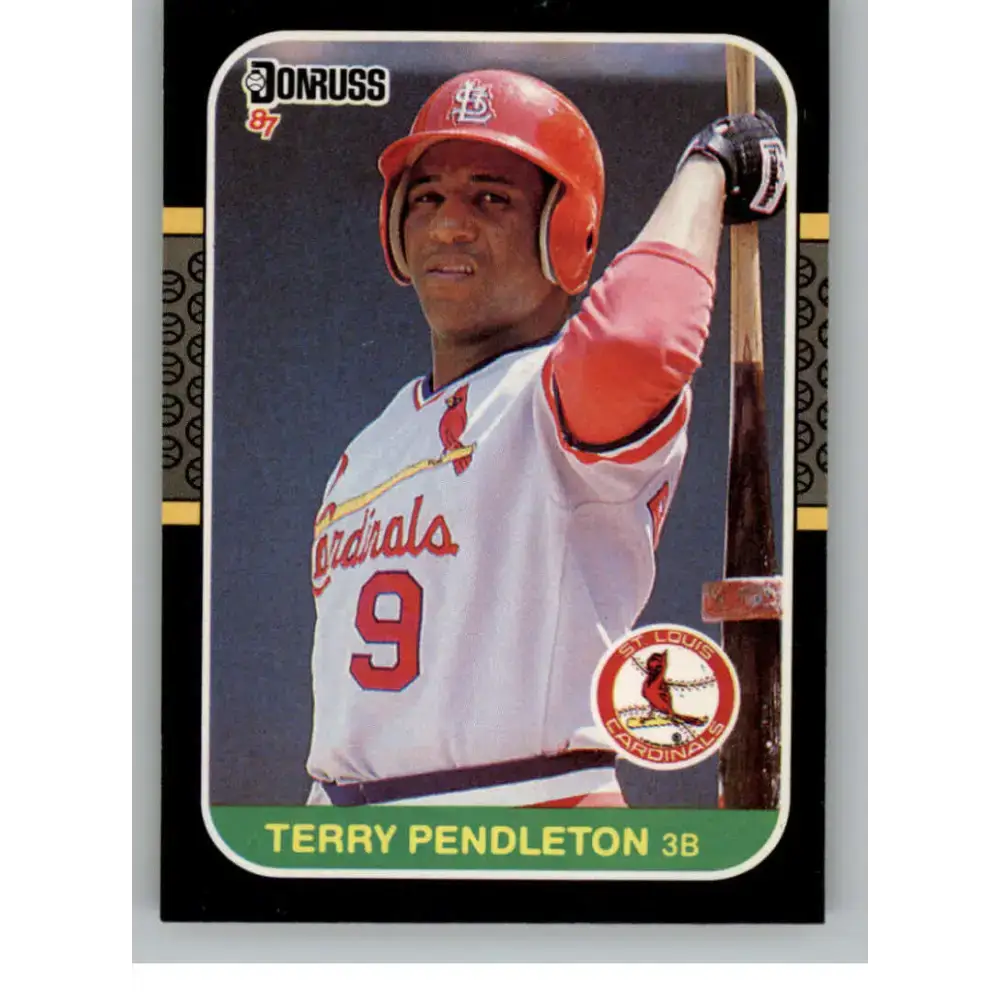 1987 Donruss #183 Terry Pendleton EX Excellent St. Louis Cardinals Baseball Card - Baseball Card Single