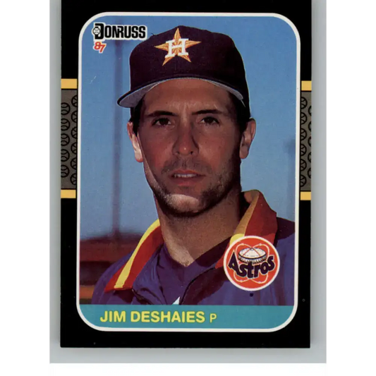 1987 Donruss #184 Jim Deshaies EX Excellent RC Rookie Houston Astros Baseball Card