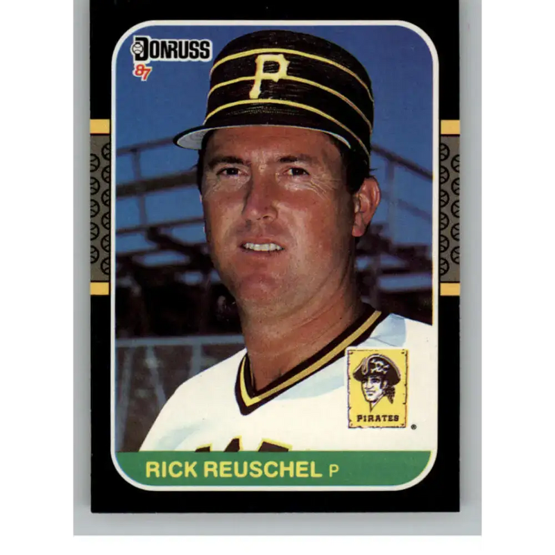 1987 Donruss #188 Rick Reuschel EX Excellent Pittsburgh Pirates Baseball Card - Baseball Card Single