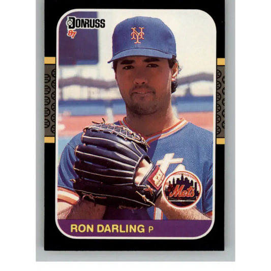 1987 Donruss #192 Ron Darling EX Excellent New York Mets Baseball Card - Baseball Card Single