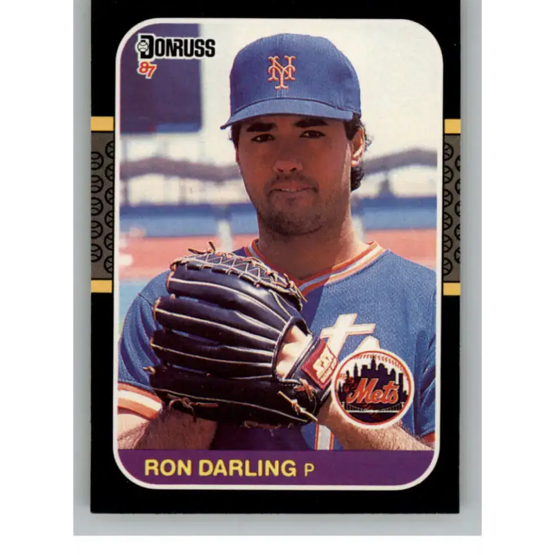 1987 Donruss #192 Ron Darling EX Excellent New York Mets Baseball Card - Baseball Card Single
