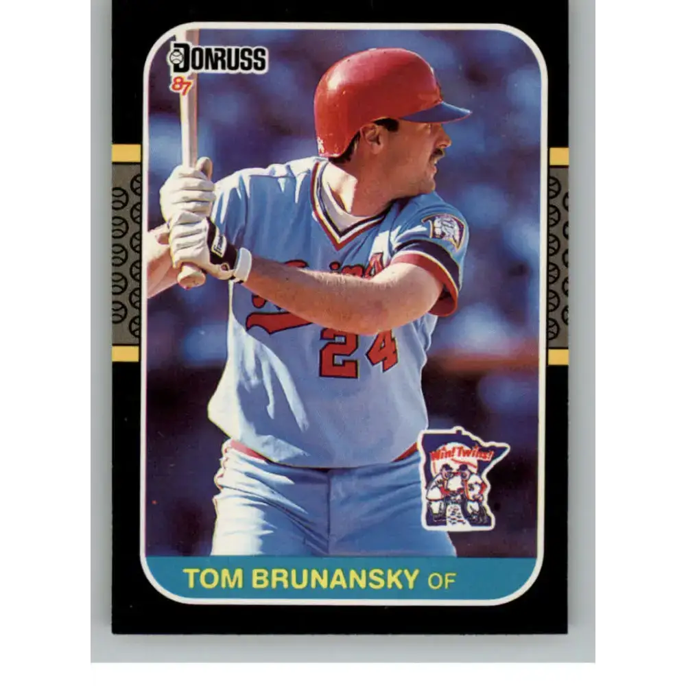 1987 Donruss #194 Tom Brunansky EX Excellent Minnesota Twins Baseball Card - Baseball Card Single