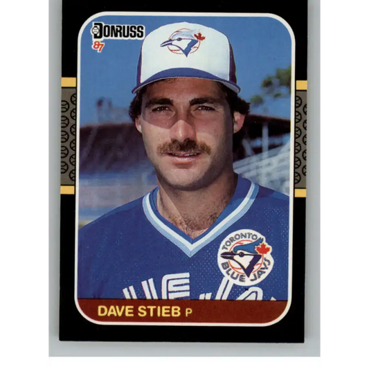 1987 Donruss #195 Dave Stieb EX Excellent Toronto Blue Jays Baseball Card
