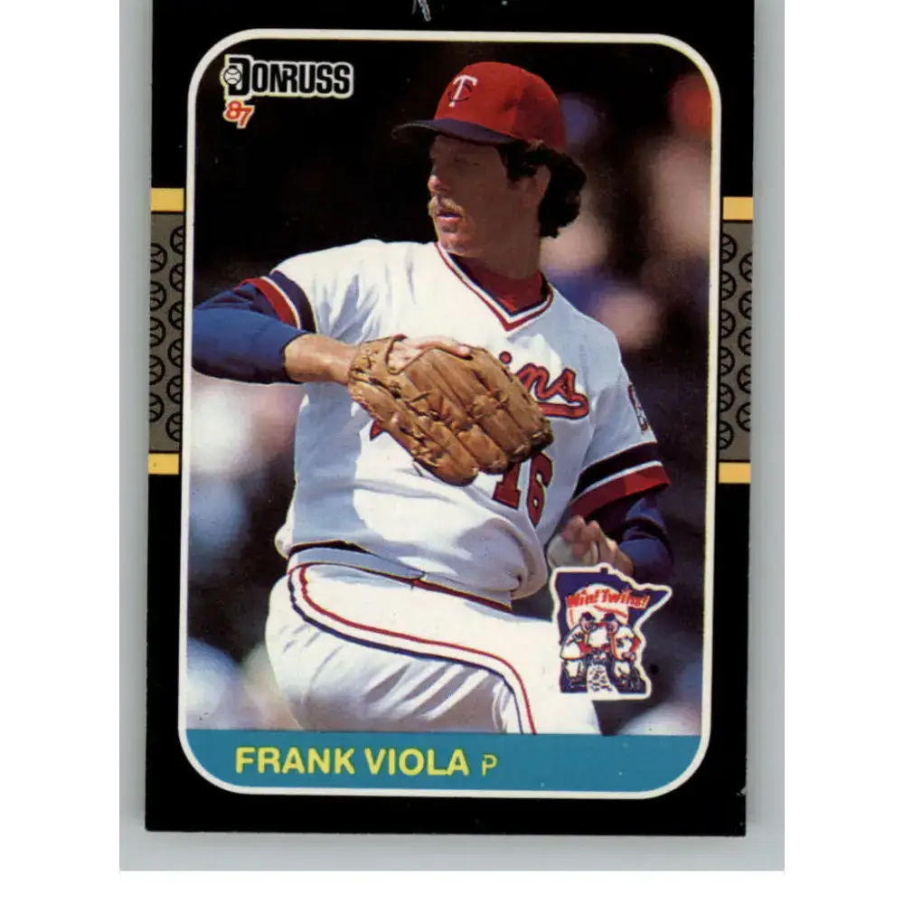 1987 Donruss #196 Frank Viola EX Excellent Minnesota Twins Baseball Card - Baseball Card Single