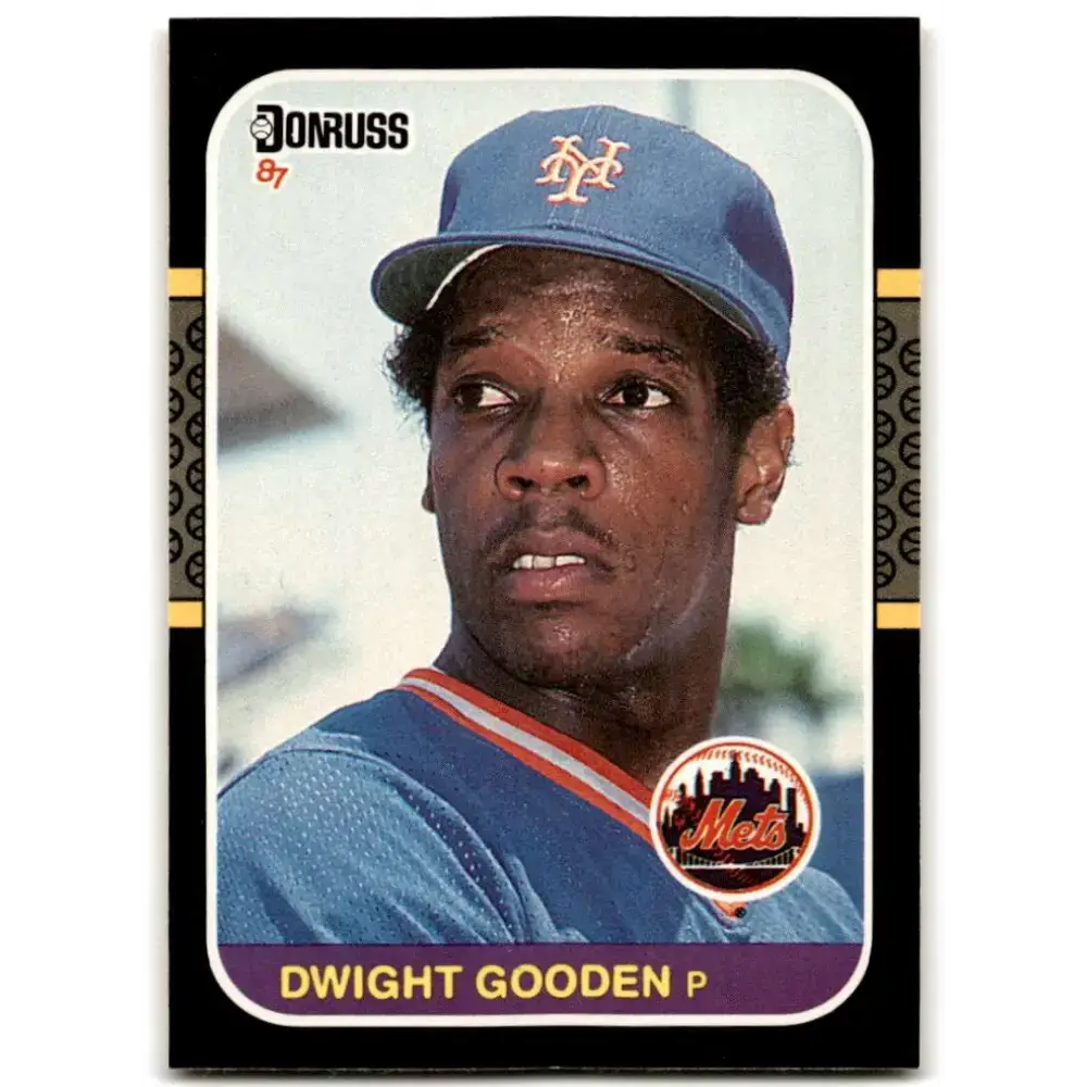 1987 Donruss #199 Dwight Gooden EX Excellent New York Mets Baseball Card - Baseball Card Single