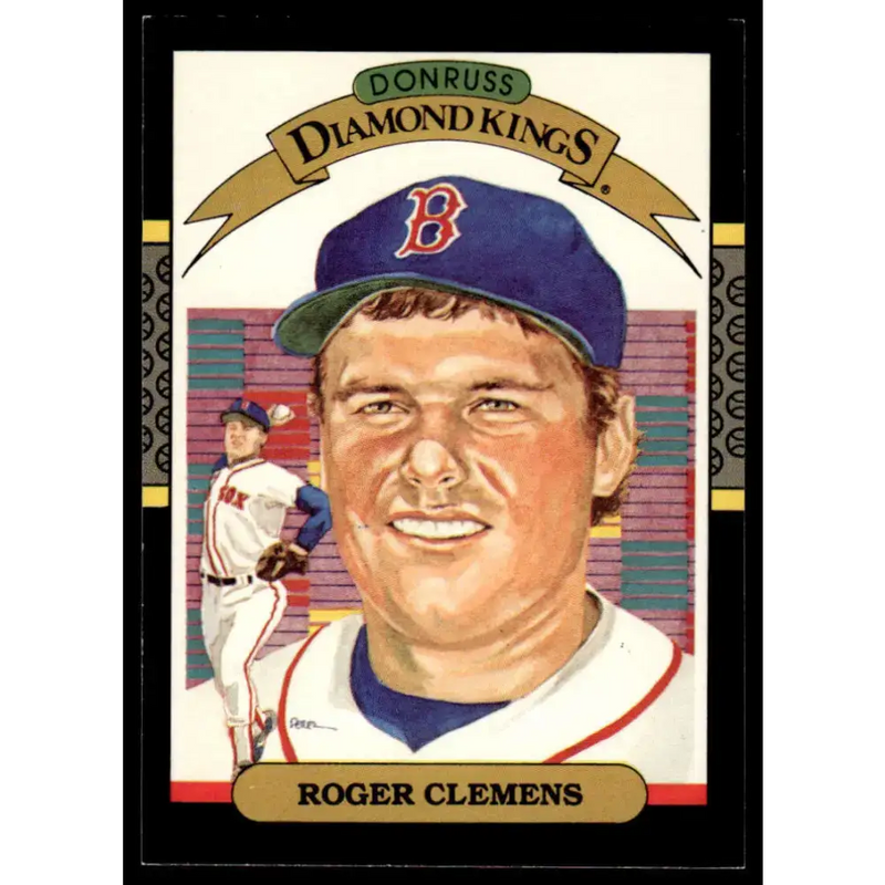 1987 Donruss #2 Roger Clemens EX/NM Boston Red Sox Baseball Card - Baseball Card Single