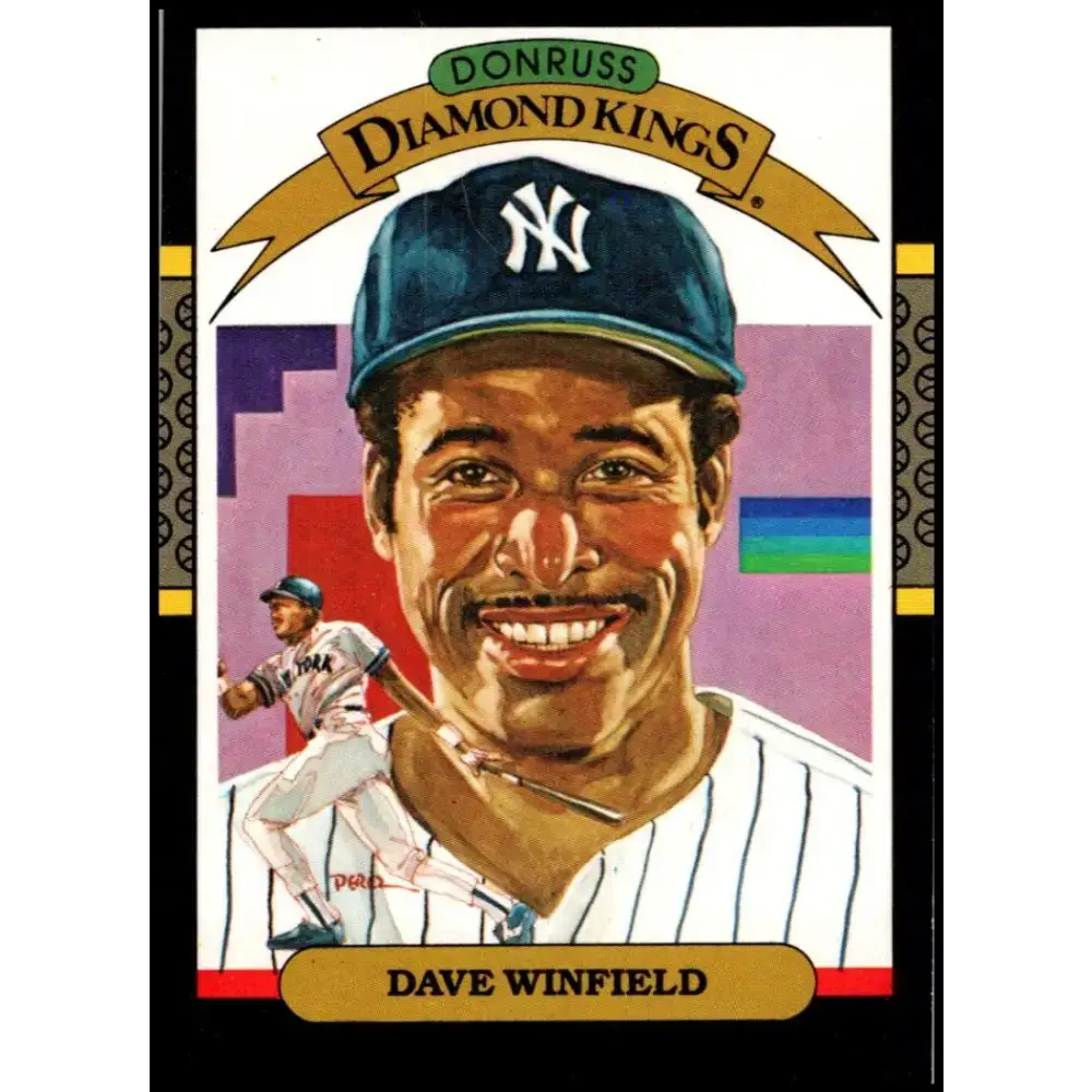 1987 Donruss #20 Dave Winfield EX Excellent New York Yankees Baseball Card - Baseball Card Single