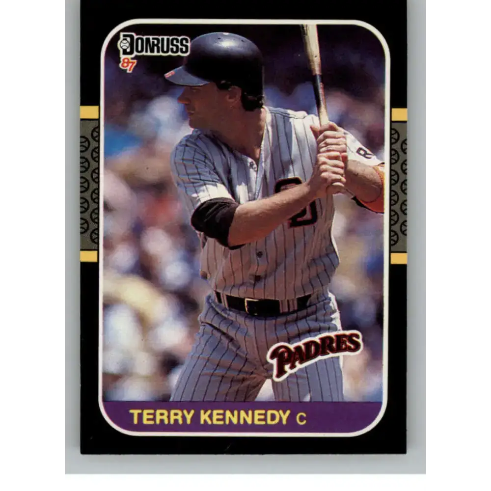 1987 Donruss #205 Terry Kennedy EX Excellent San Diego Padres Baseball Card - Baseball Card Single