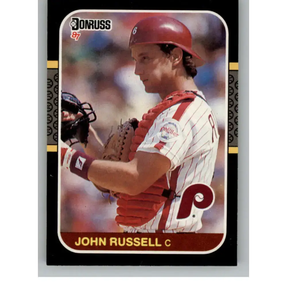 1987 Donruss #207 John Russell EX Excellent Philadelphia Phillies Baseball Card - Baseball Card Single