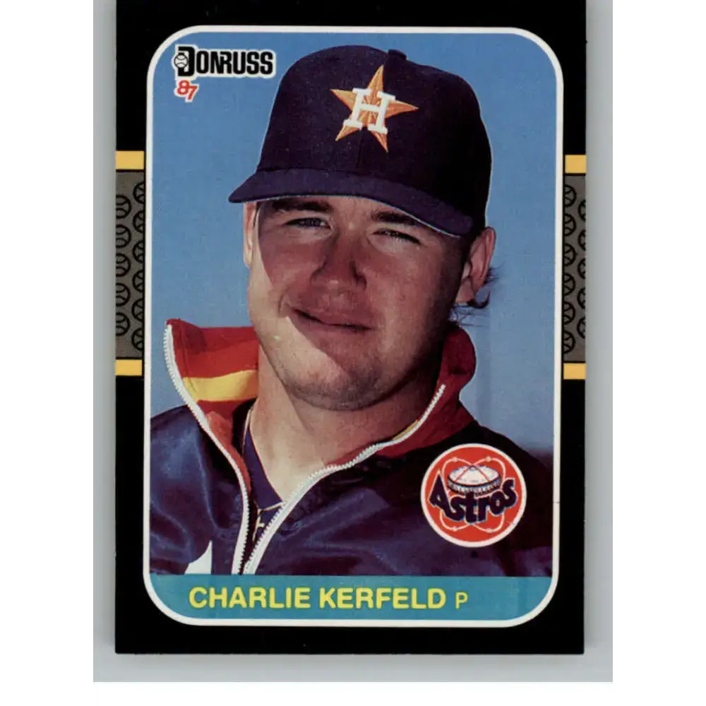 1987 Donruss #209 Charlie Kerfeld EX Excellent Houston Astros Baseball Card - Baseball Card Single