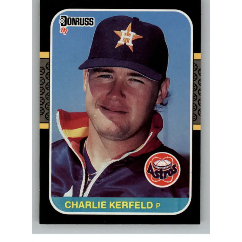 1987 Donruss #209 Charlie Kerfeld EX Excellent Houston Astros Baseball Card - Baseball Card Single