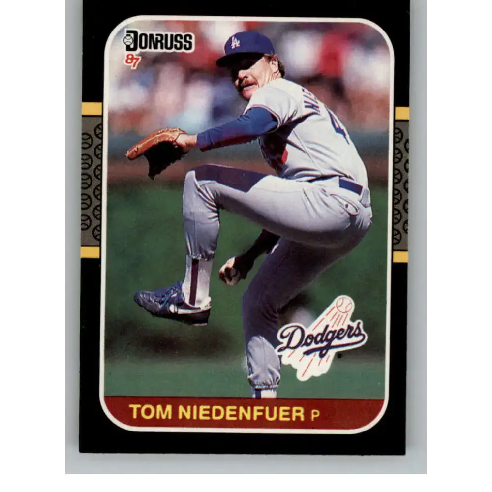1987 Donruss #218 Tom Niedenfuer EX Excellent Los Angeles Dodgers Baseball Card