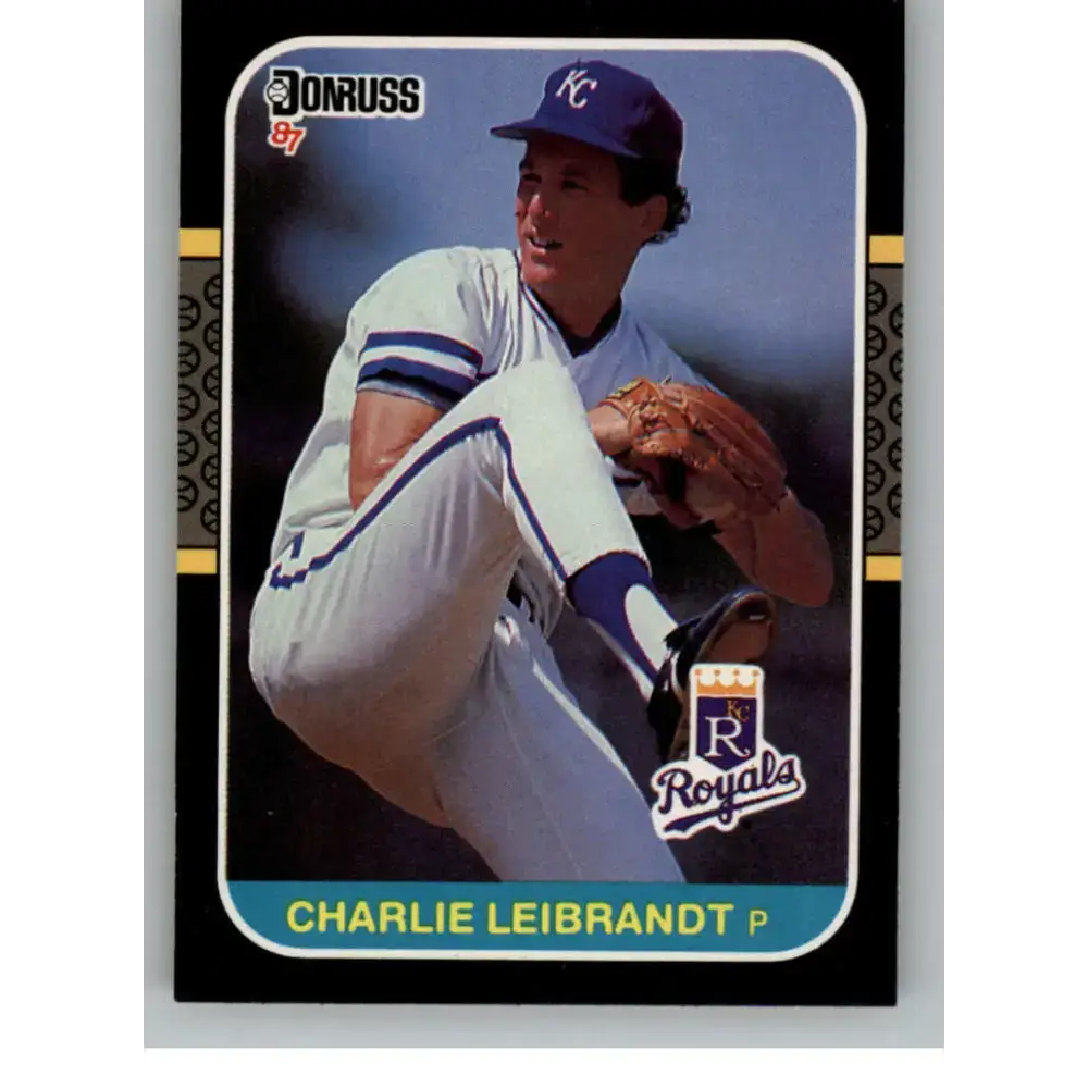 1987 Donruss #220 Charlie Leibrandt EX Excellent Kansas City Royals Baseball Card - Baseball Card Single