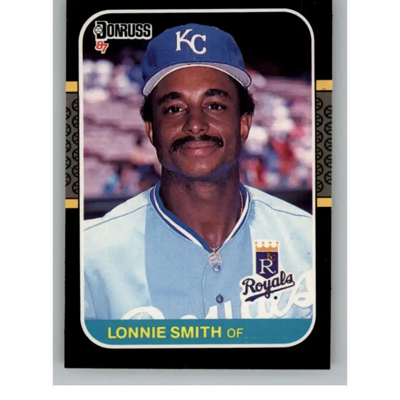 1987 Donruss #225 Lonnie Smith EX Excellent Kansas City Royals Baseball Card - Baseball Card Single